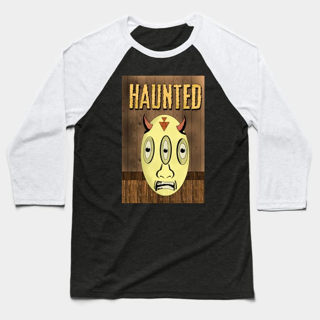 Haunted Baseball T-Shirt by IcarusPoe